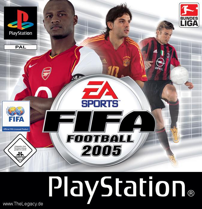 Portada de FIFA Football 2005 · PAL Alemania
