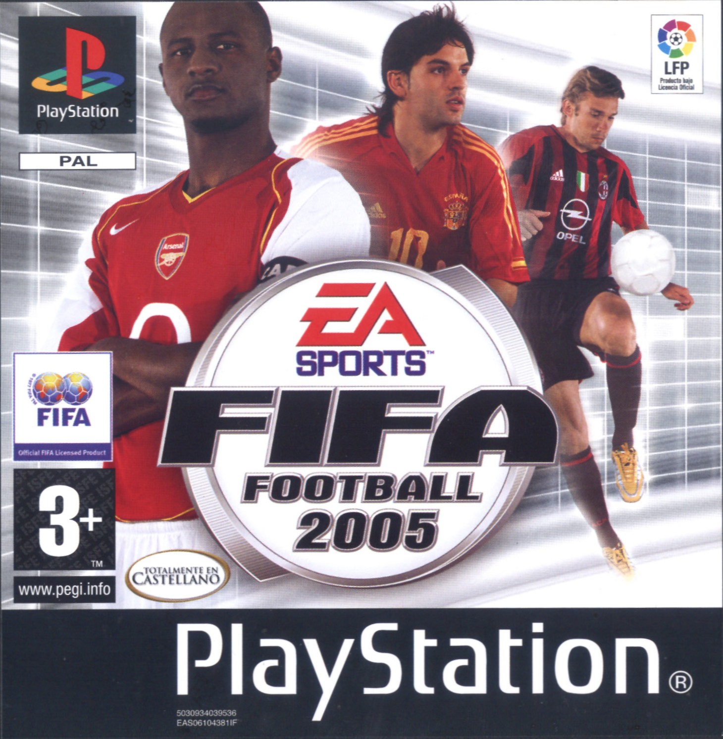 Portada de FIFA Football 2005 · PAL España