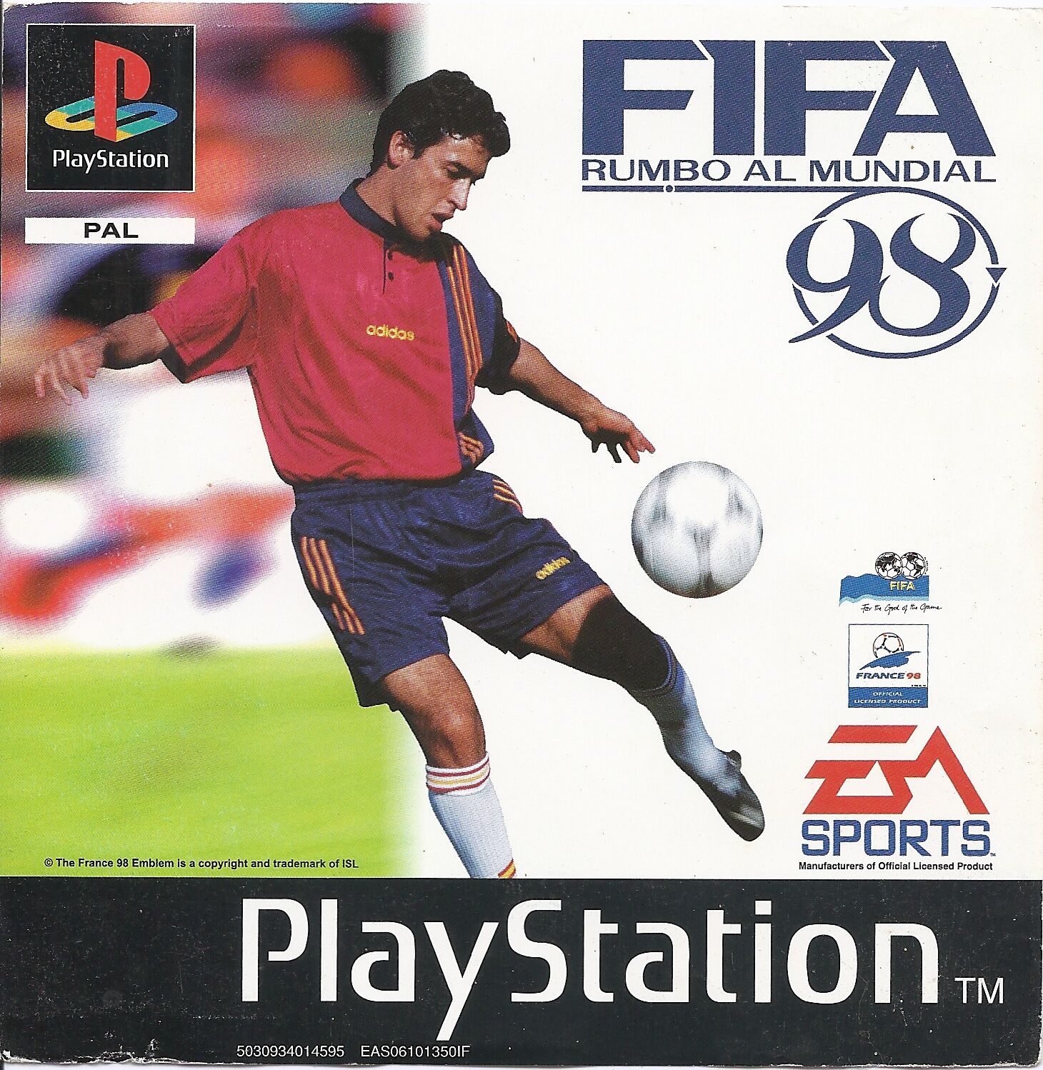 Portada de FIFA - Rumbo al Mundial 98 · PAL España