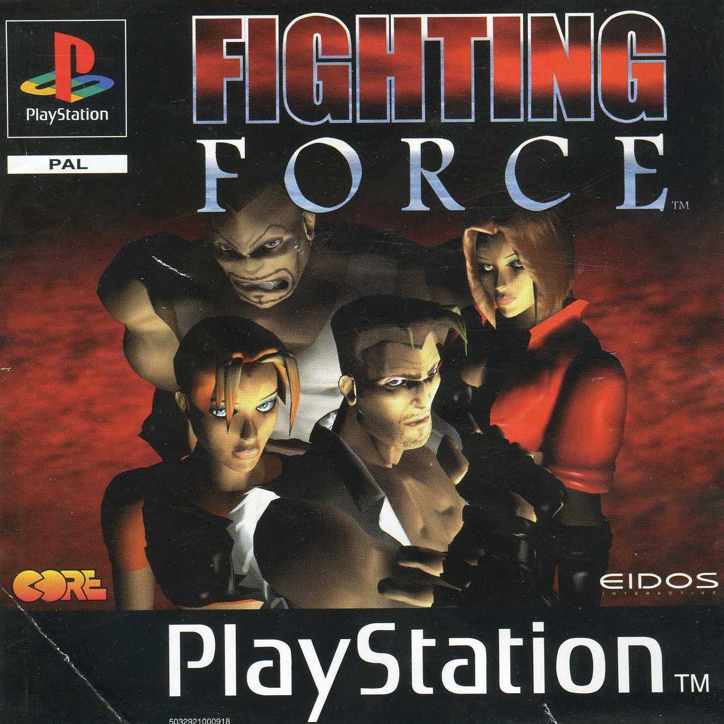 Portada de Fighting Force · PAL Europa