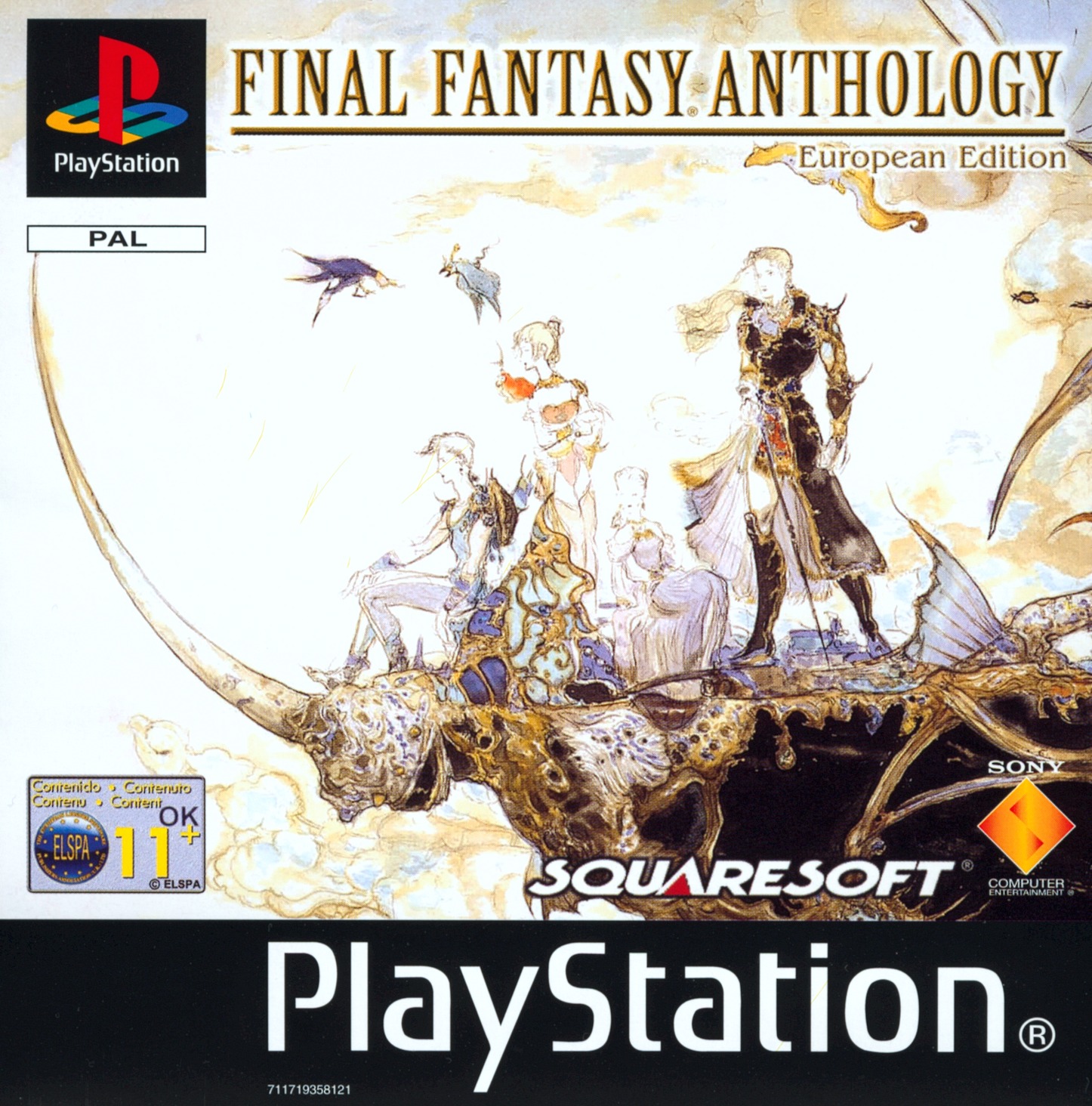 Portada de Final Fantasy Anthology · EU