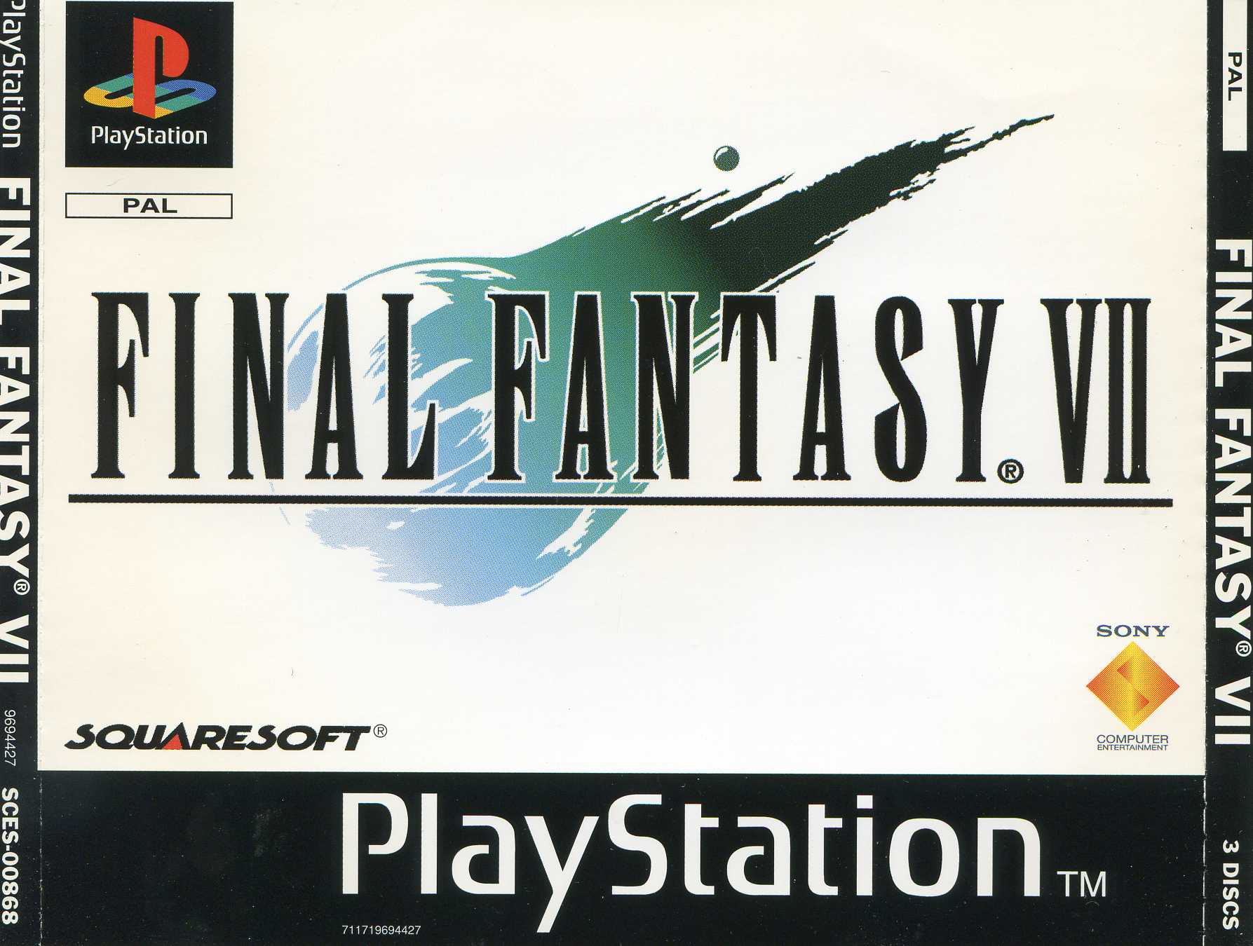 Portada de Final Fantasy VII · PAL Francia