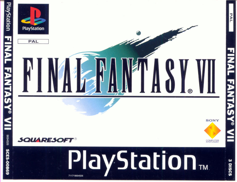 Portada de Final Fantasy VII · PAL Alemania