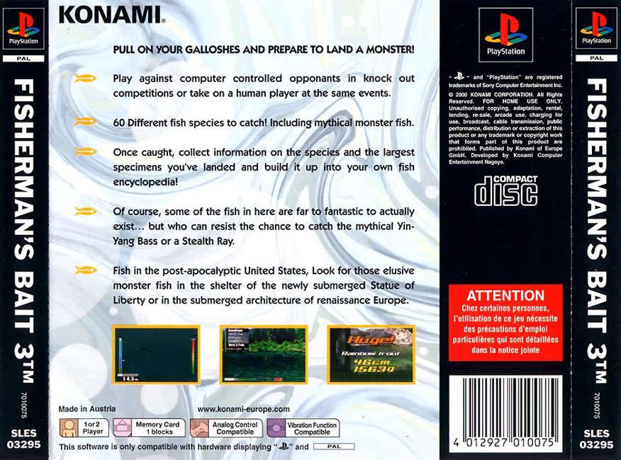 Contraportada de Fisherman's Bait 3 · EU