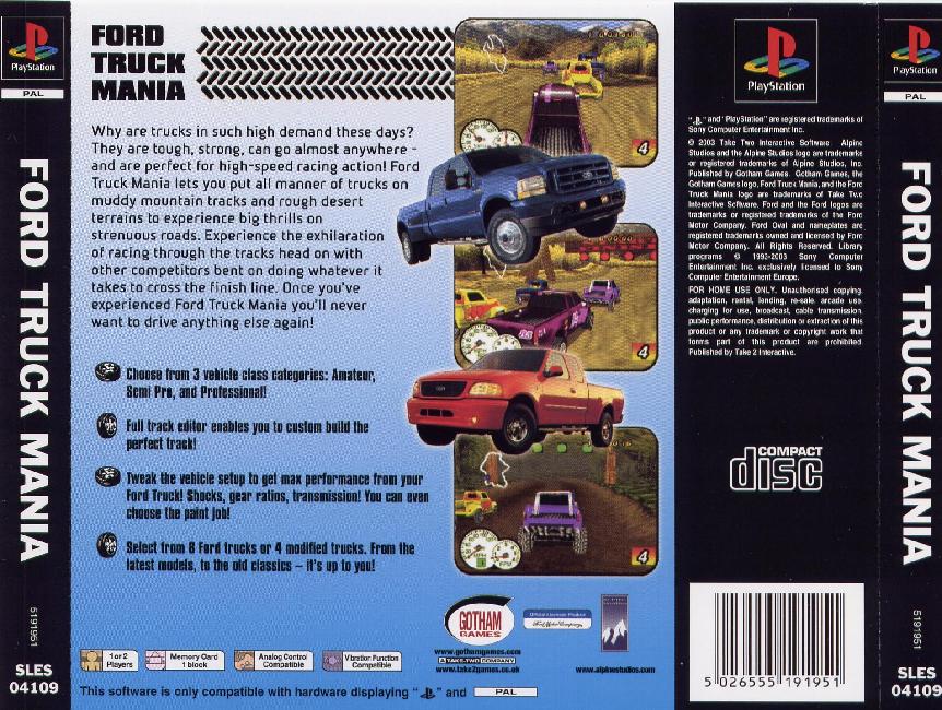 Contraportada de Ford Truck Mania · EU
