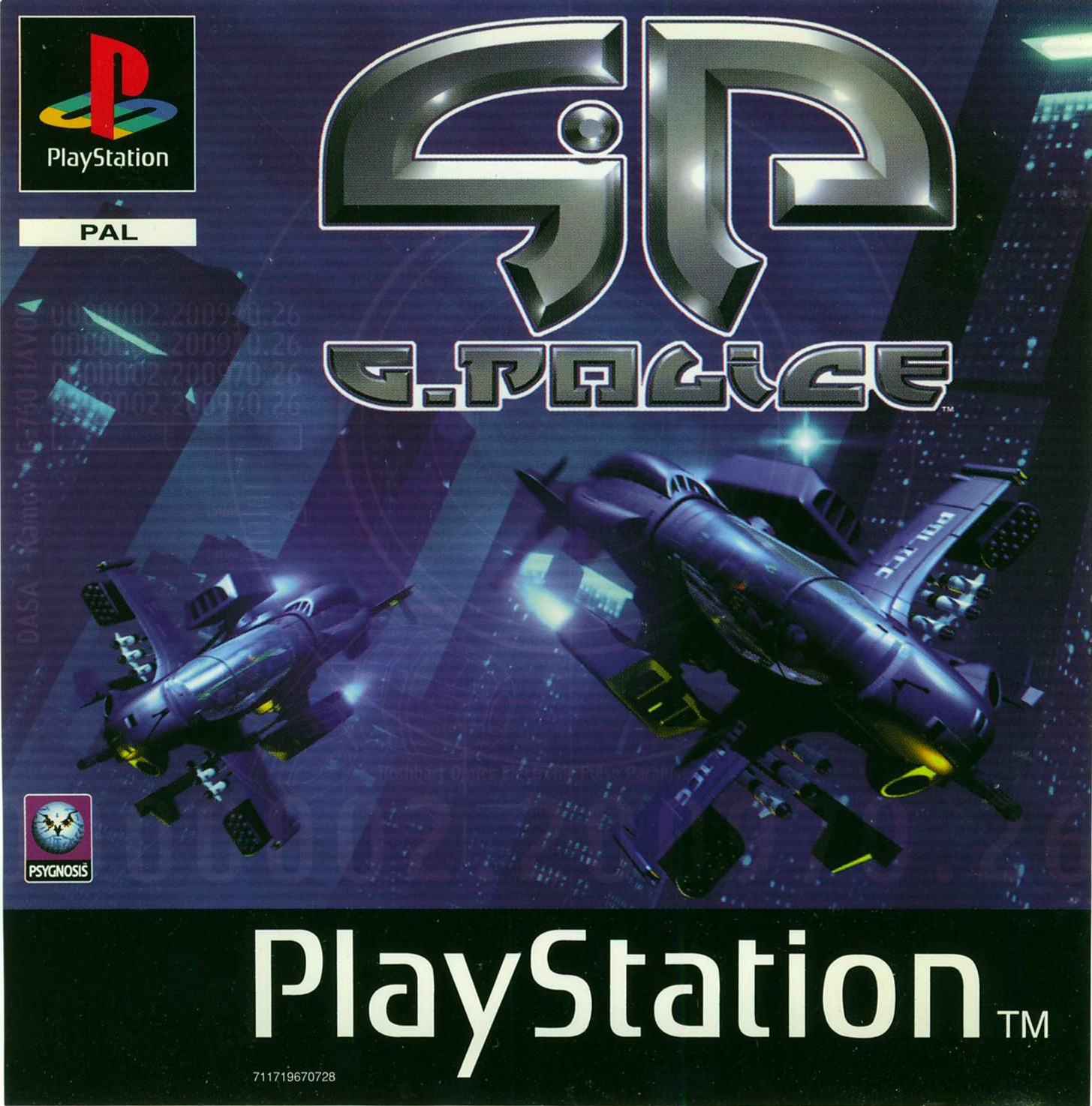 Portada de G-Police · PAL Francia