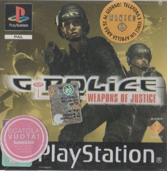 Portada de G-Police - Weapons of Justice · PAL Italia