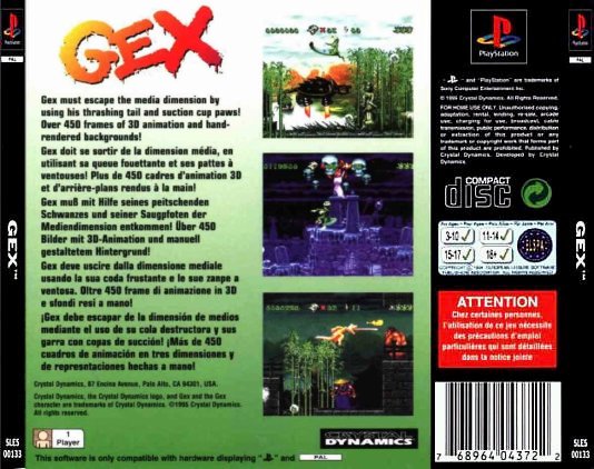 Contraportada de Gex · EU
