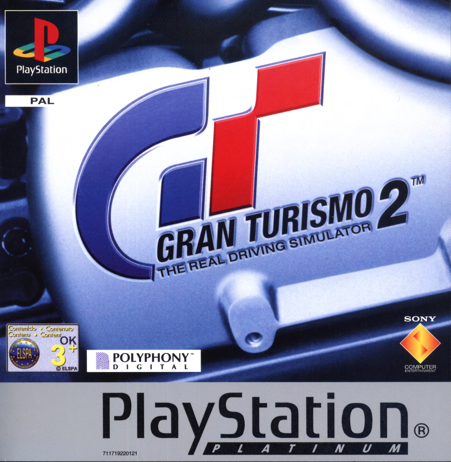 Portada · Platinum de Gran Turismo 2 · EU