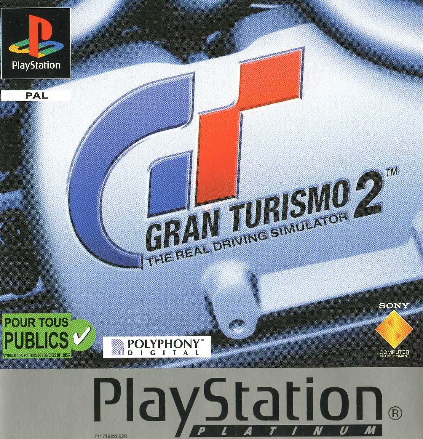 Portada · Platinum de Gran Turismo 2 · FR
