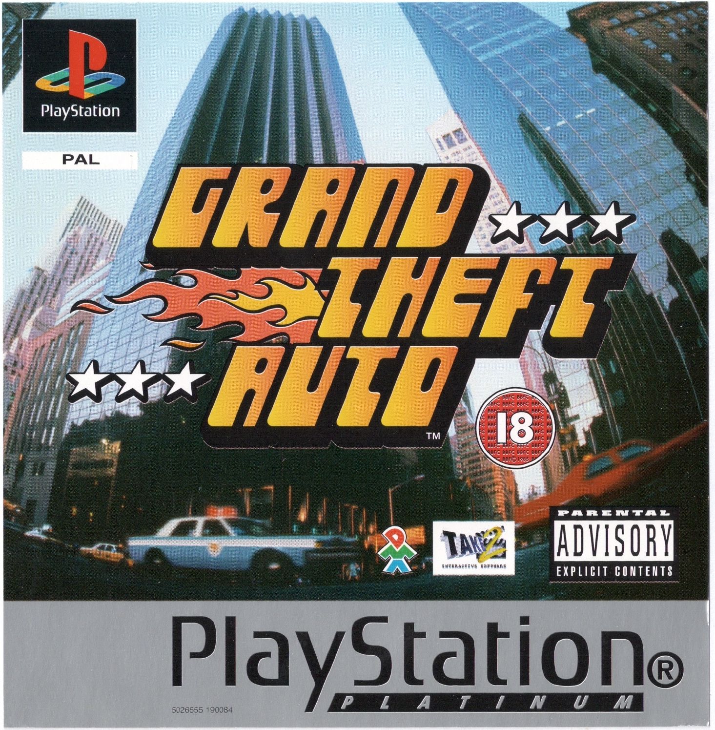 Portada · Platinum de Grand Theft Auto · EU