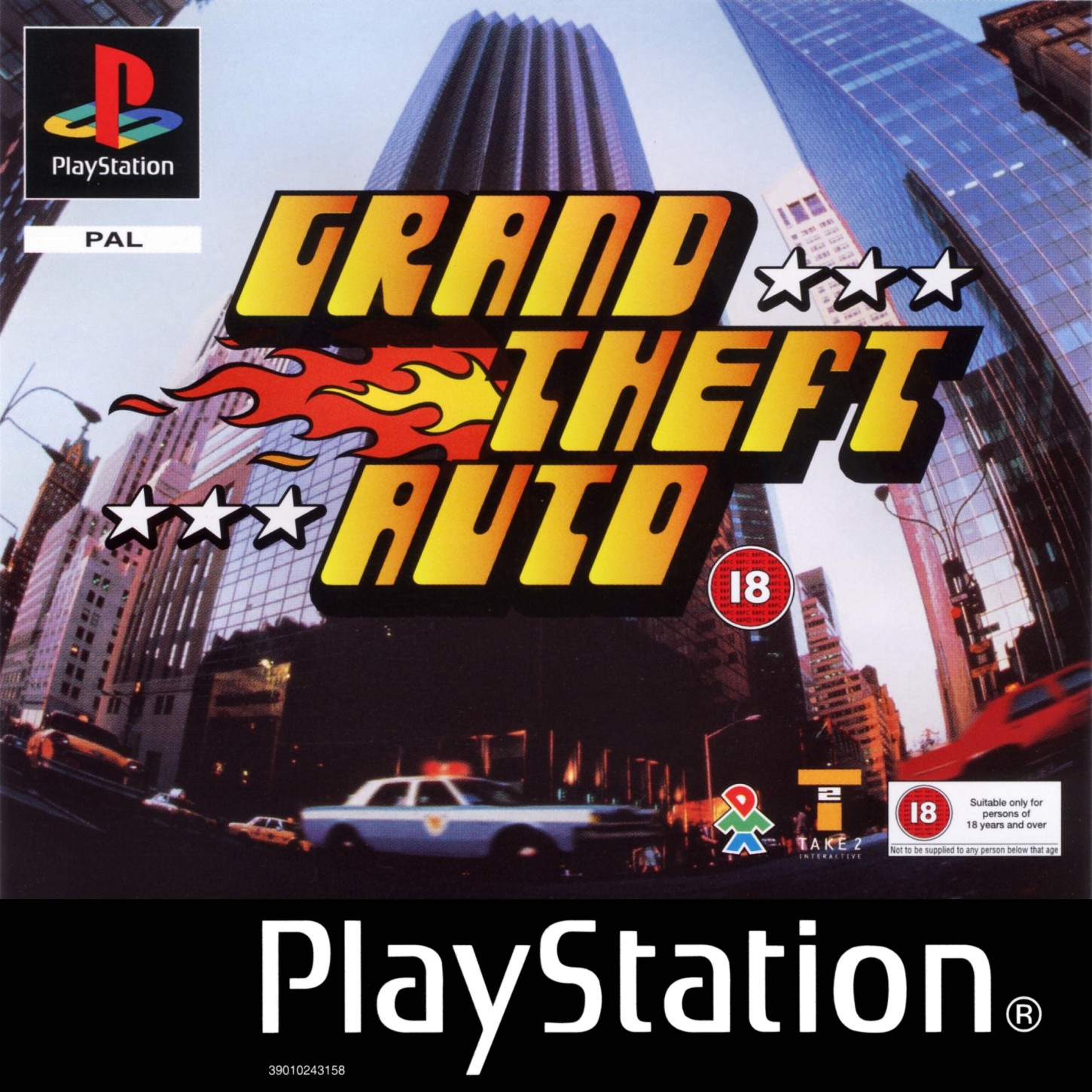 Portada de Grand Theft Auto · PAL Europa