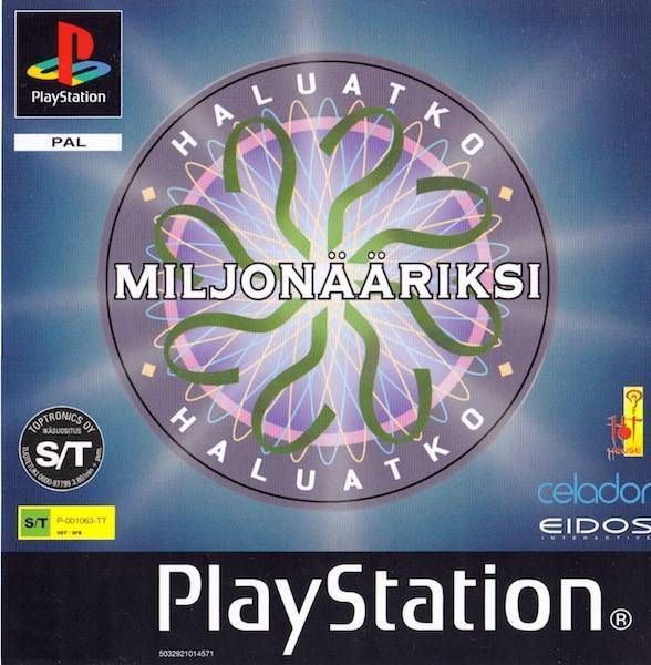Portada de Haluatko Miljonaariksi · PAL Finlandia