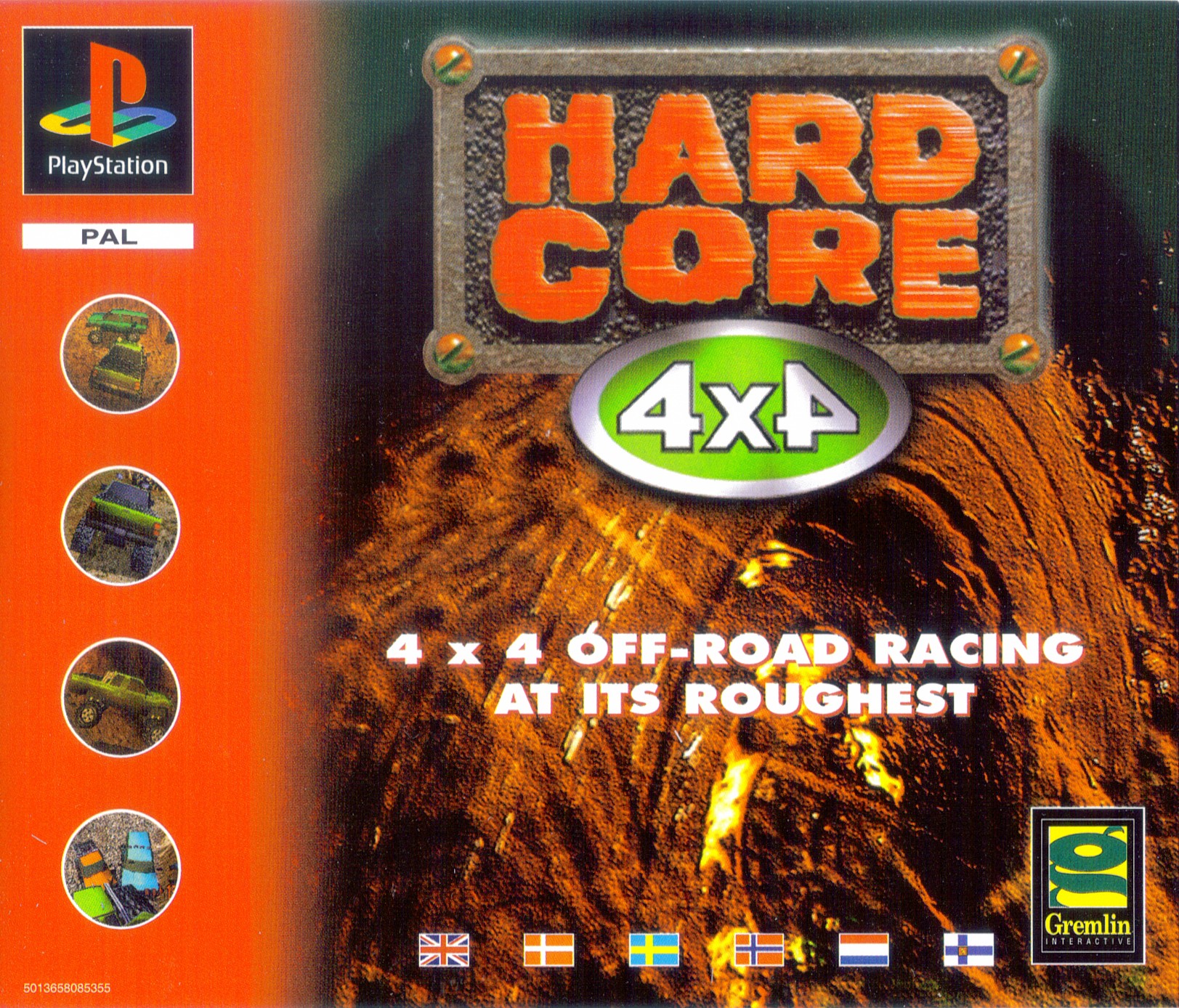 Portada de Hardcore 4x4 · PAL Europa