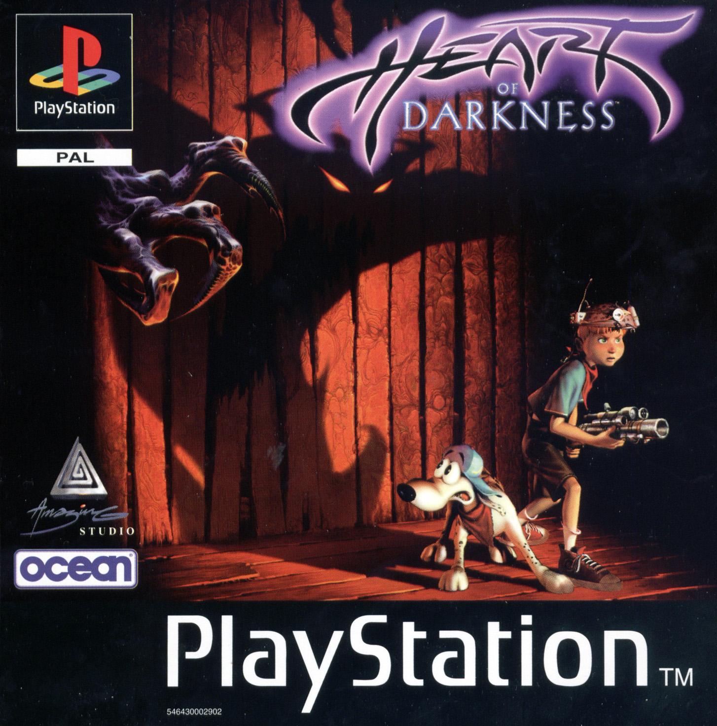 Portada de Heart of Darkness · PAL Alemania