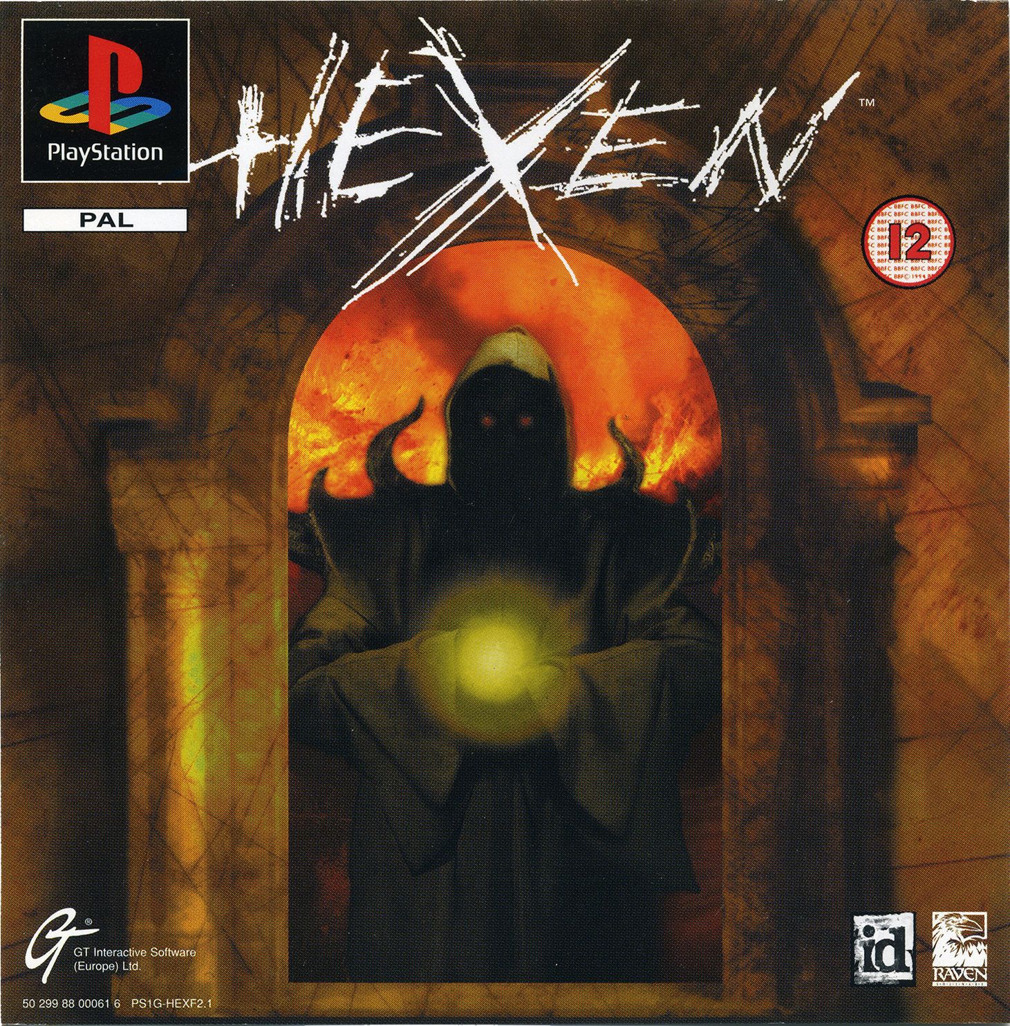 Portada de Hexen · PAL Europa