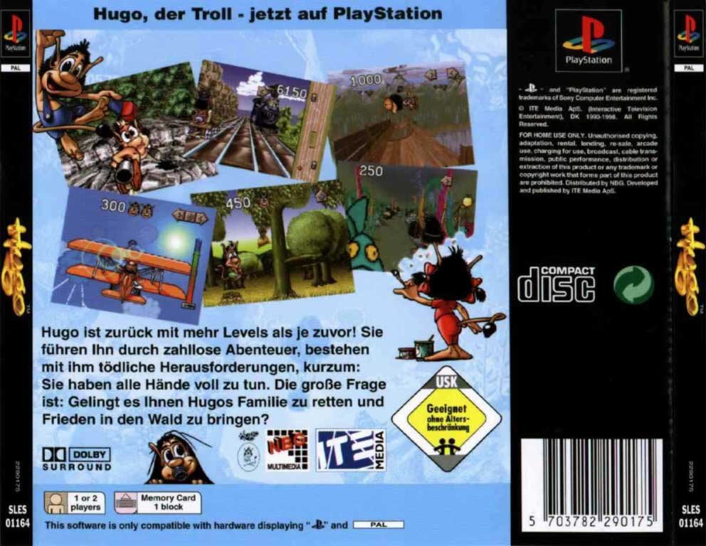 Contraportada de Hugo · DE