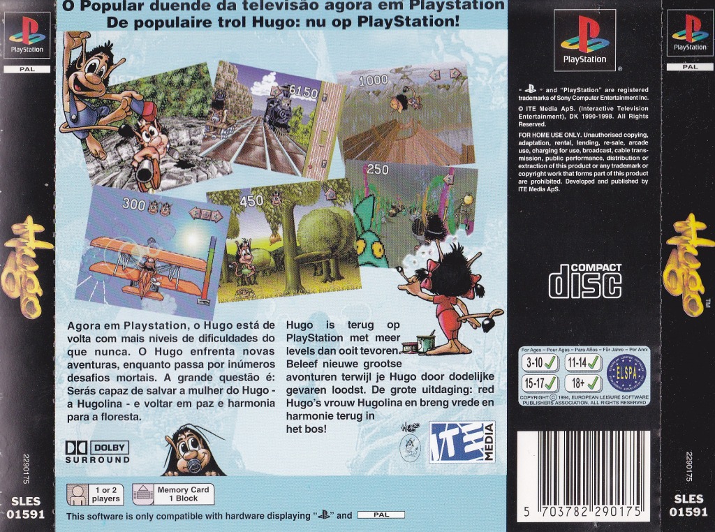Contraportada de Hugo · EU