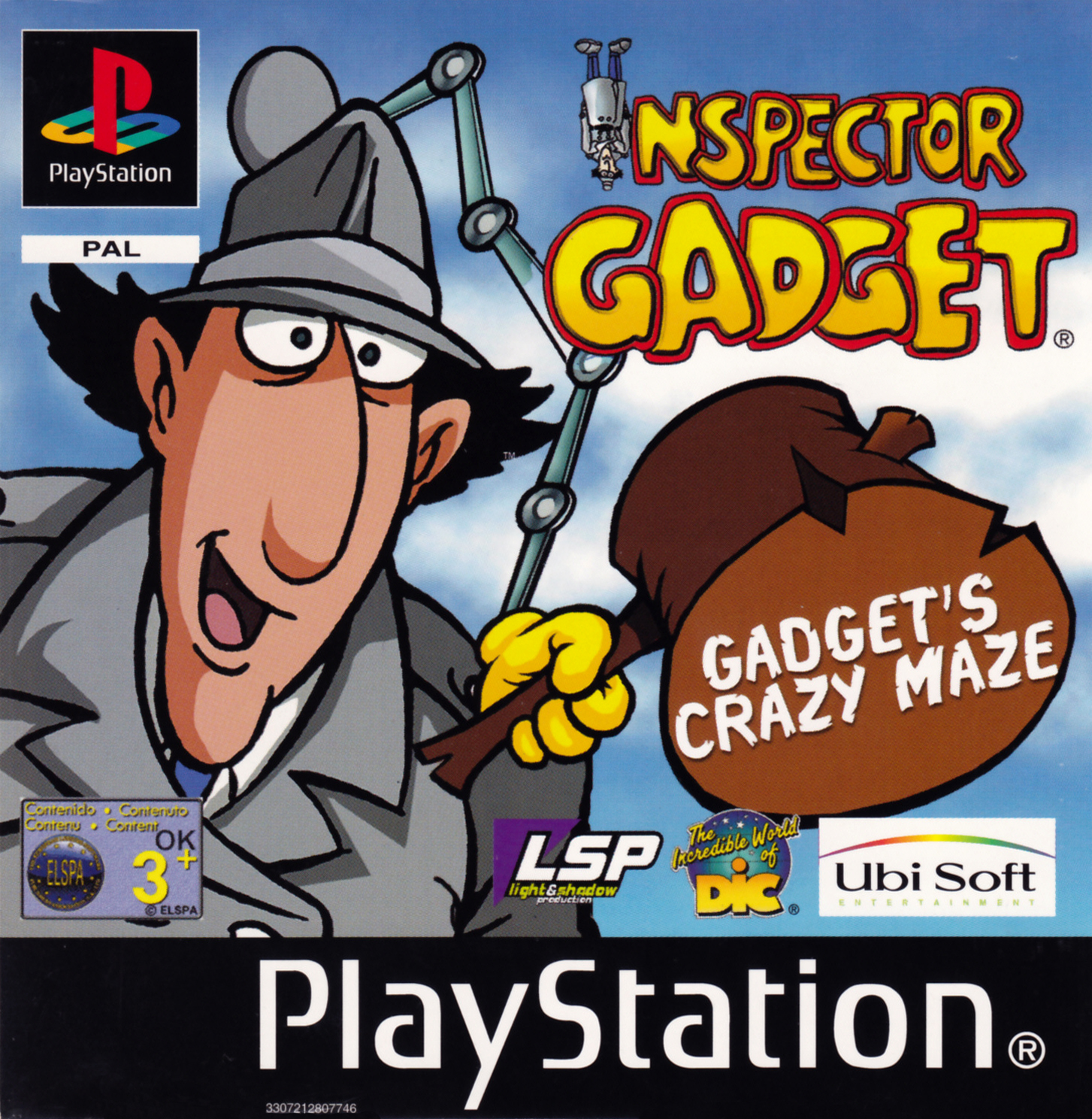 Portada de Inspector Gadget Gadget's Crazy Maze · EU