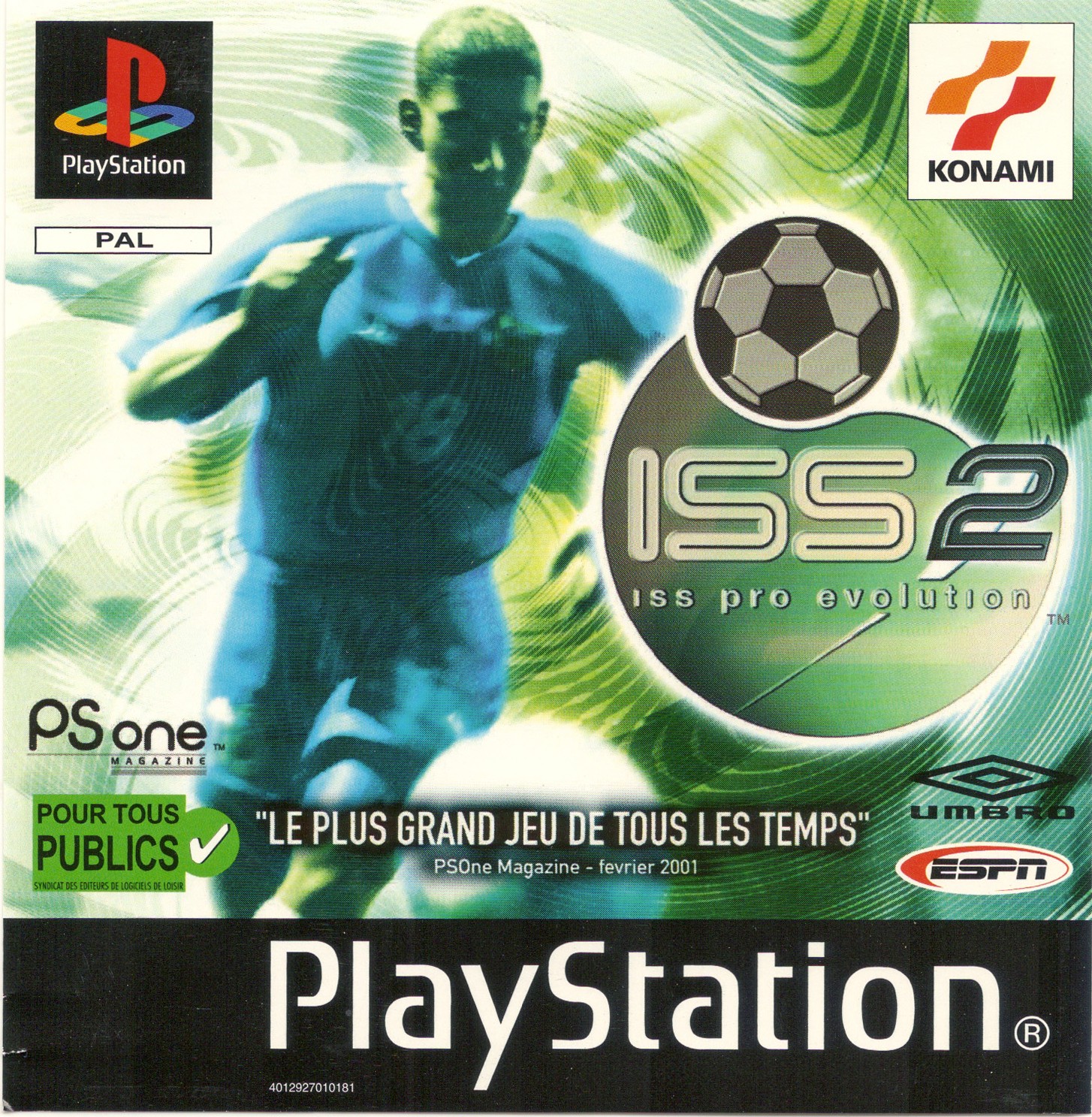 Portada de ISS Pro Evolution 2 · FR