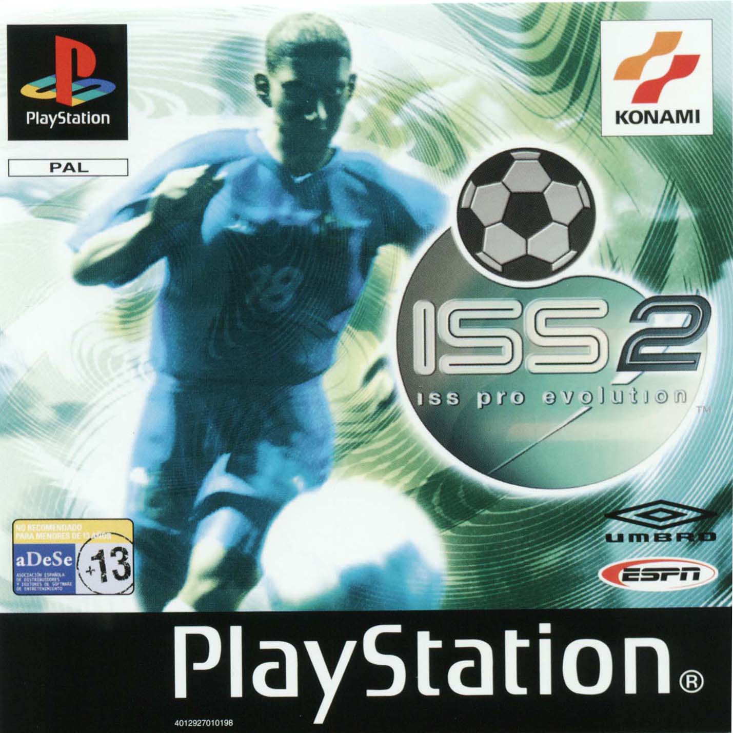 Portada de ISS Pro Evolution 2 · ES