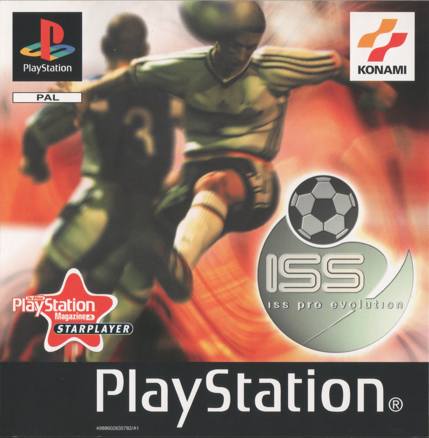 Portada de ISS Pro Evolution · PAL Europa