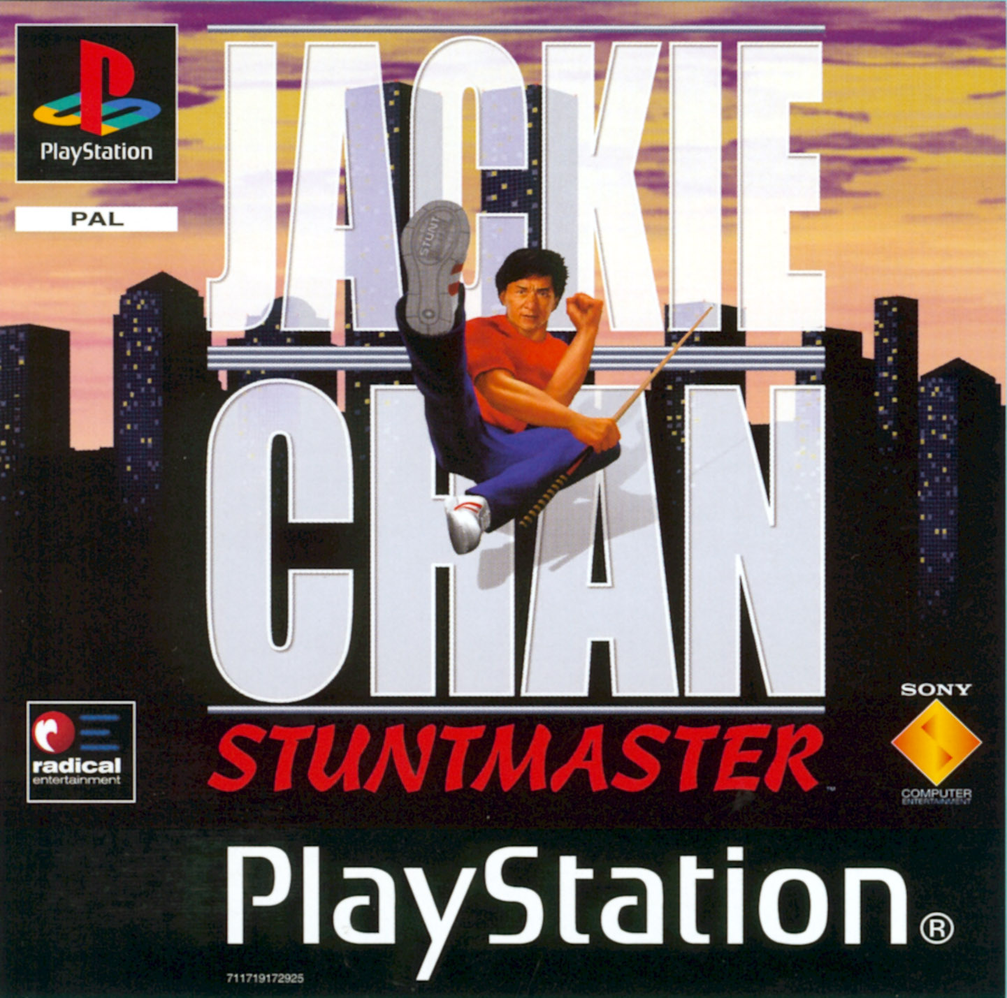 Portada de Jackie Chan Stuntmaster · PAL Europa