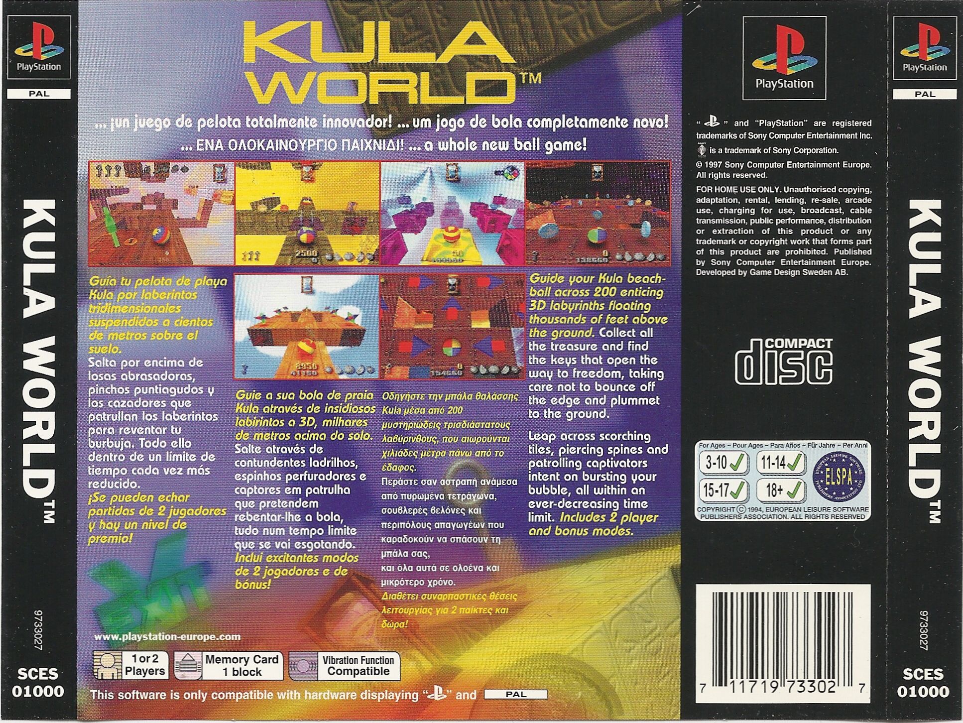 Contraportada de Kula World · EU