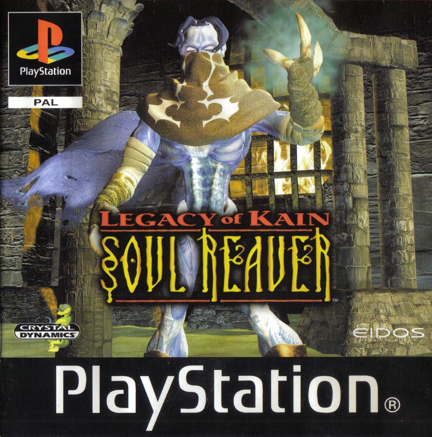 Portada de Legacy of Kain - Soul Reaver · PAL Alemania