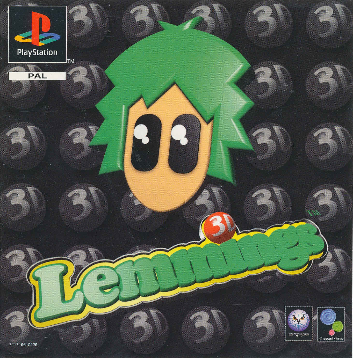 Portada de 3D Lemmings · EU