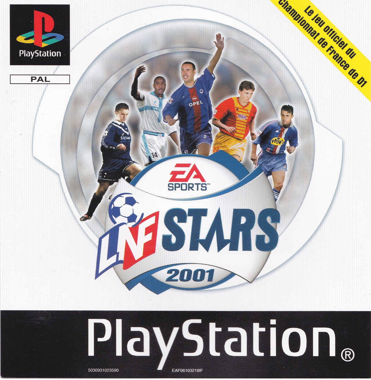 Portada de LNF Stars 2001 · PAL Francia