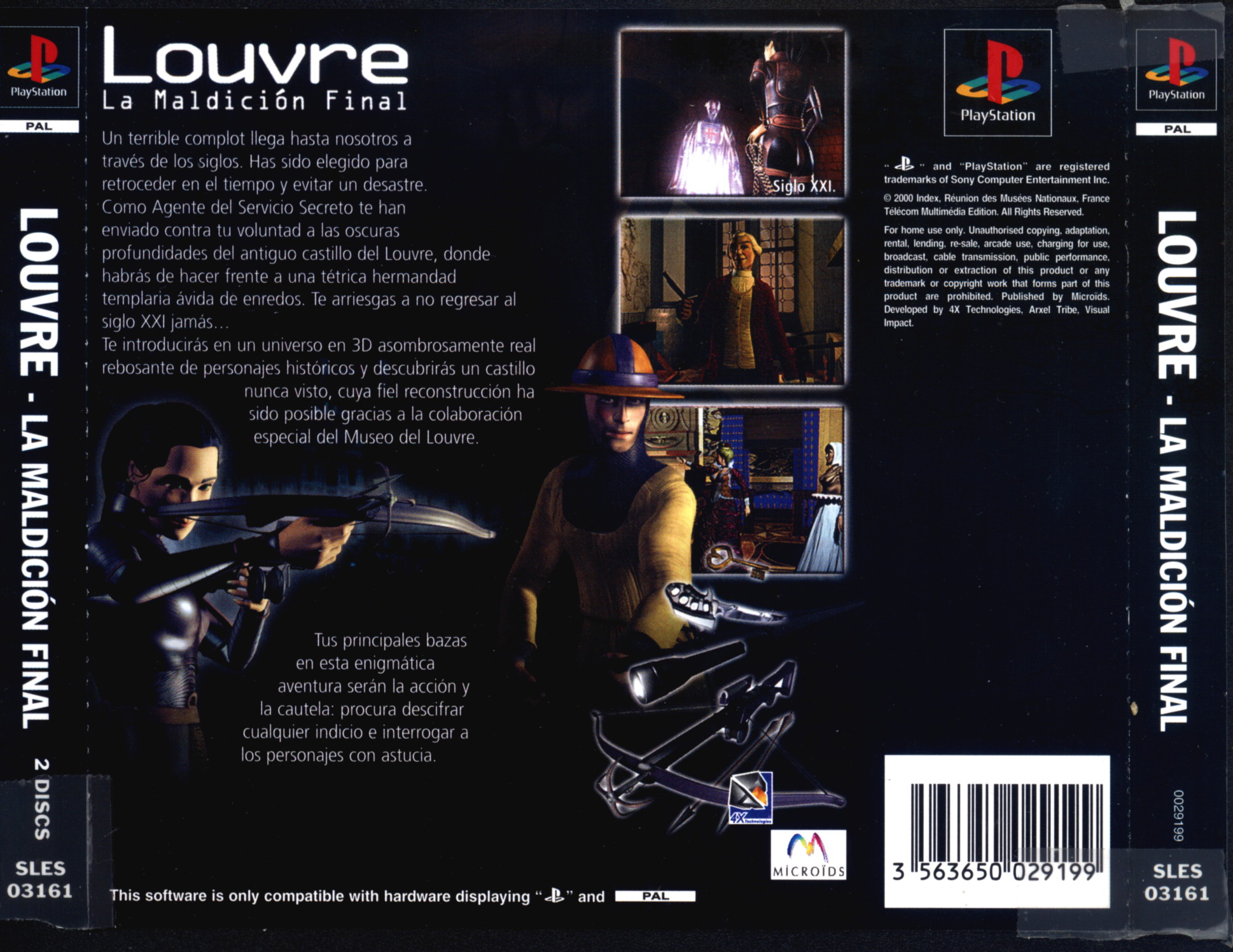 Contraportada de Louvre - La Maldición Final · ES