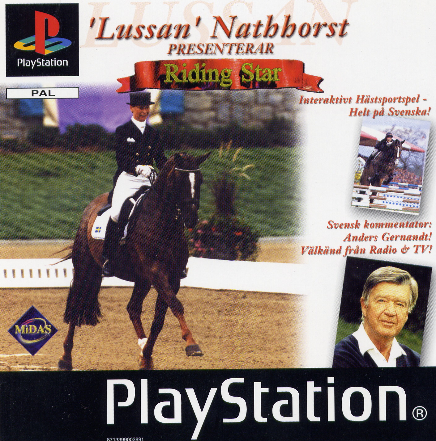 Portada de Lussan Nathhorst Presenterar Riding Star · PAL Suecia