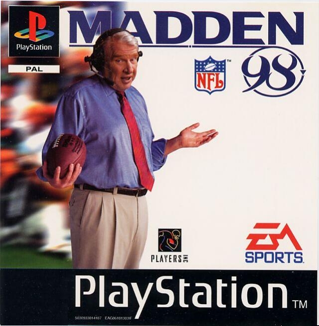 Portada de Madden 98 · PAL Europa