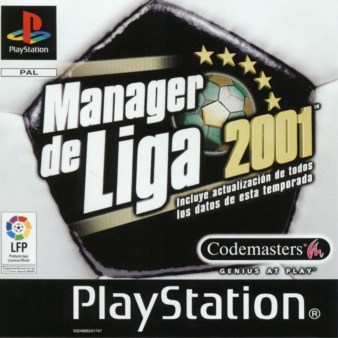 Portada de Manager de Liga 2001 · ES
