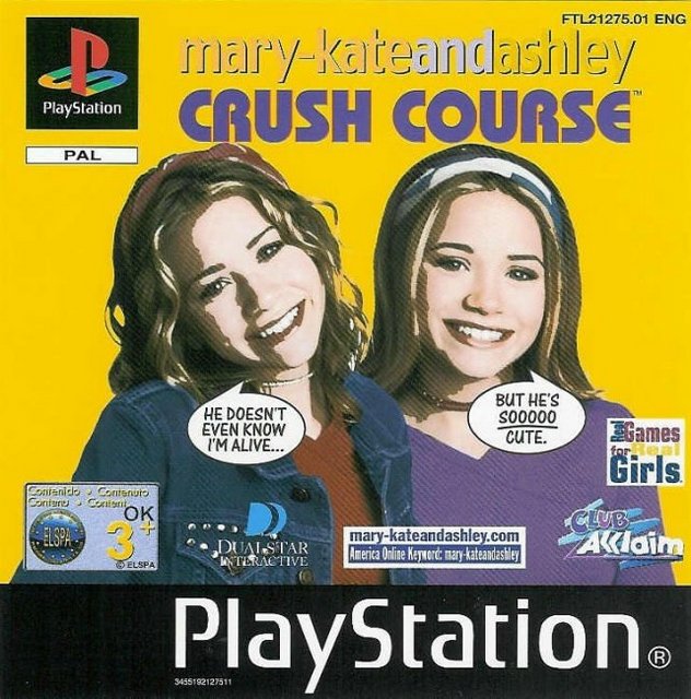 Portada de Mary-Kate and Ashley Crush Course · EU