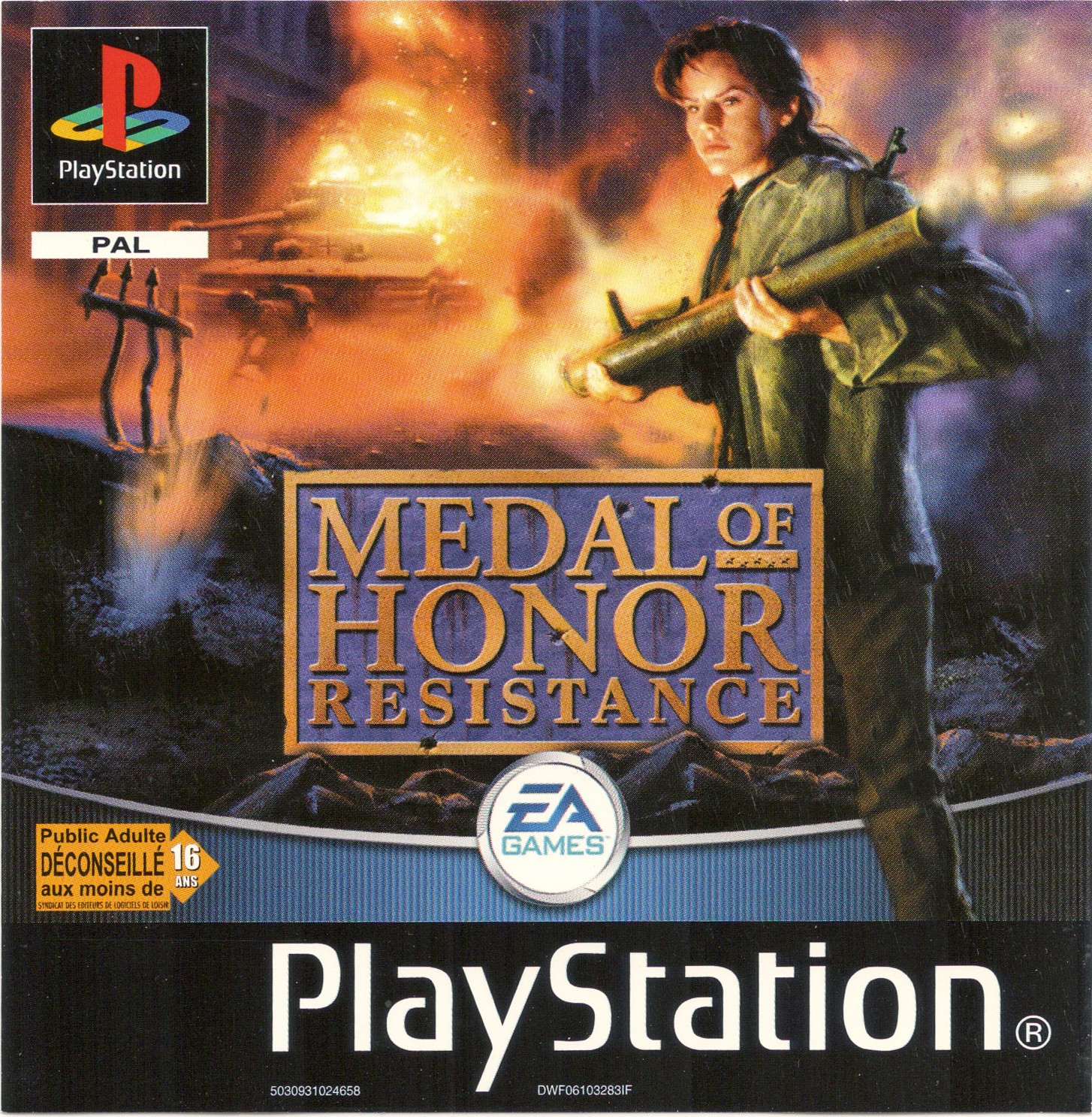 Portada de Medal of Honor - Resistance · PAL Francia