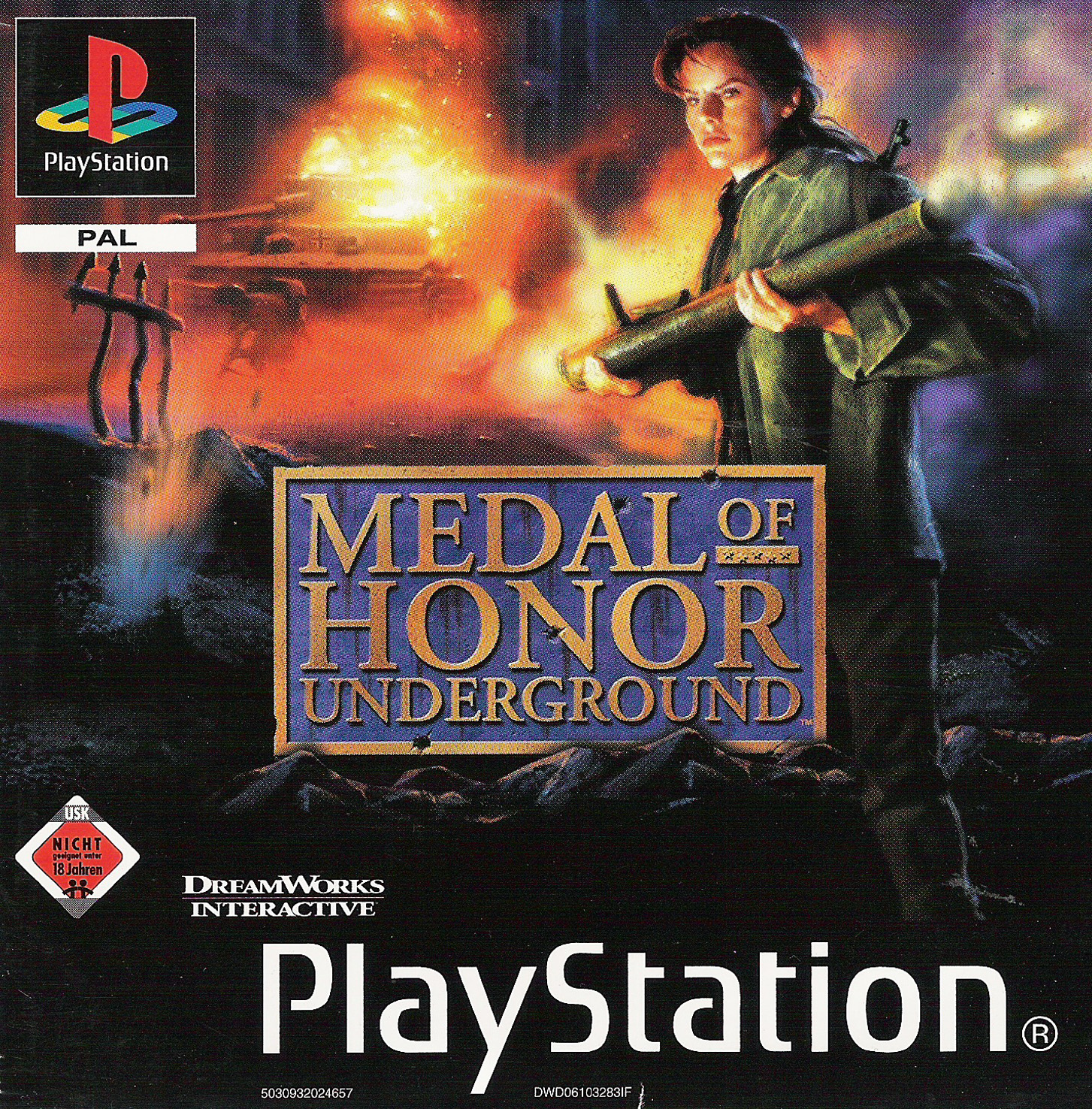 Portada de Medal of Honor - Underground · PAL Alemania