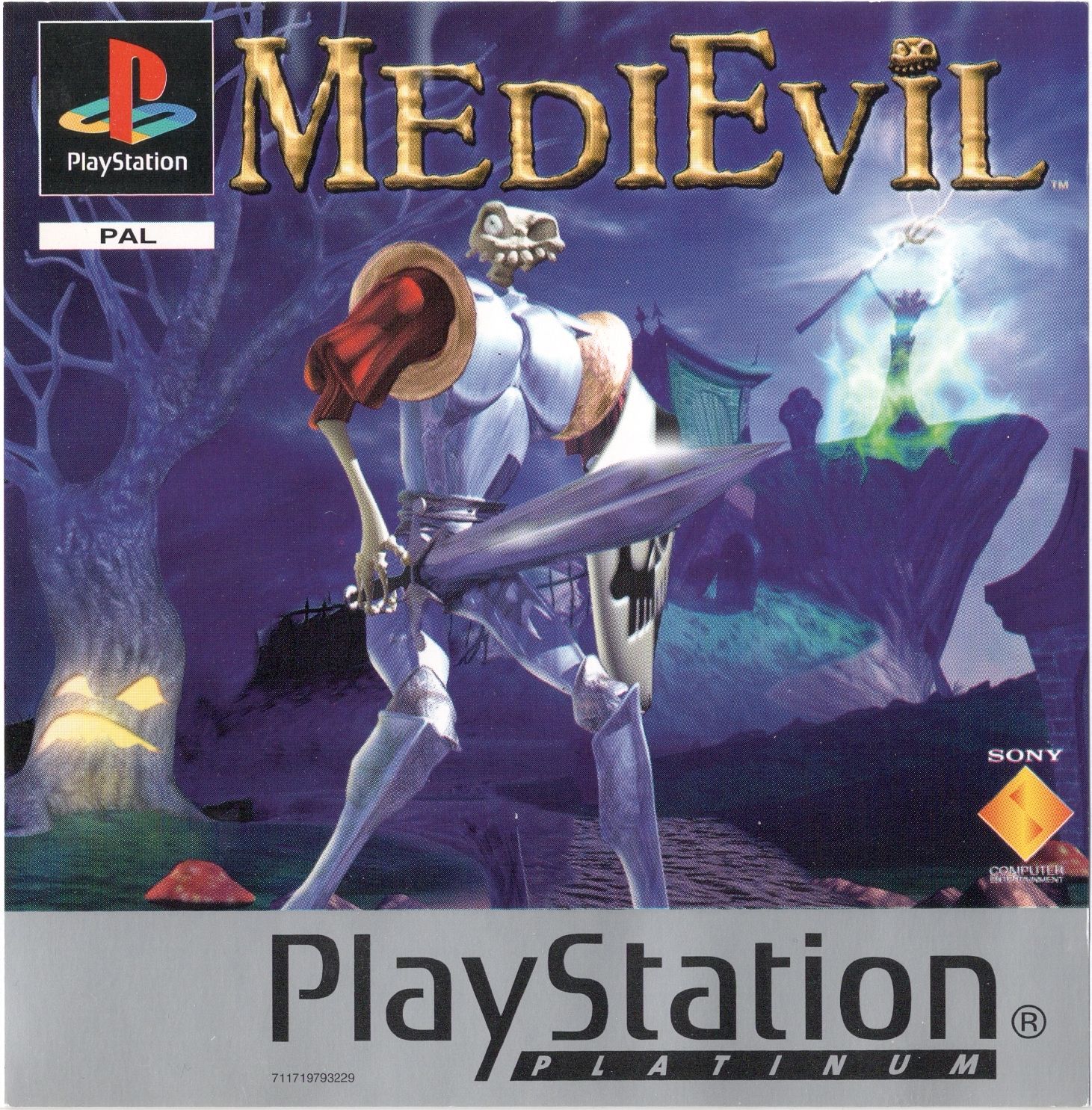 Portada · Platinum de Medievil · GB