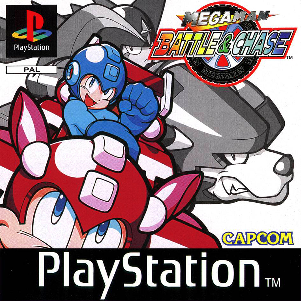 Portada de Mega Man Battle & Chase · PAL Europa