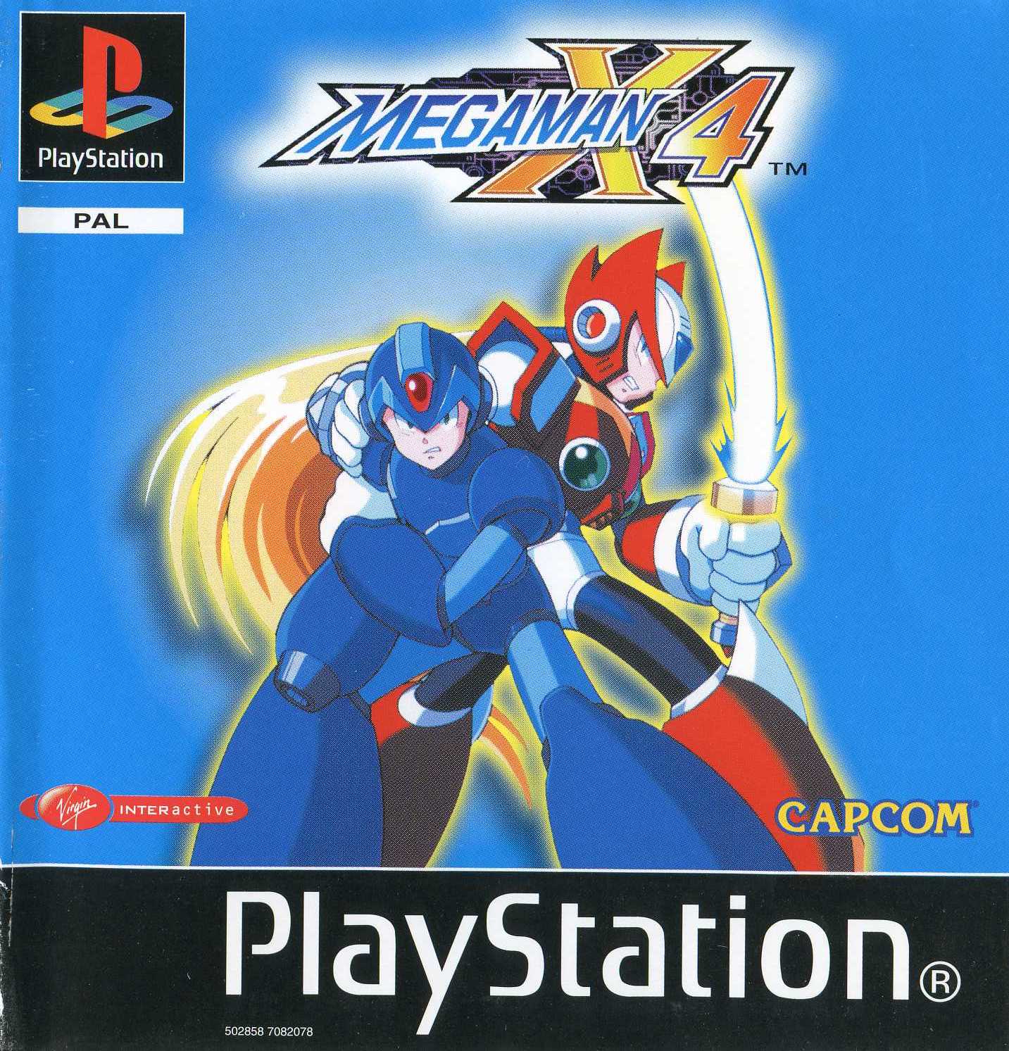 Portada de Mega Man X4 · EU