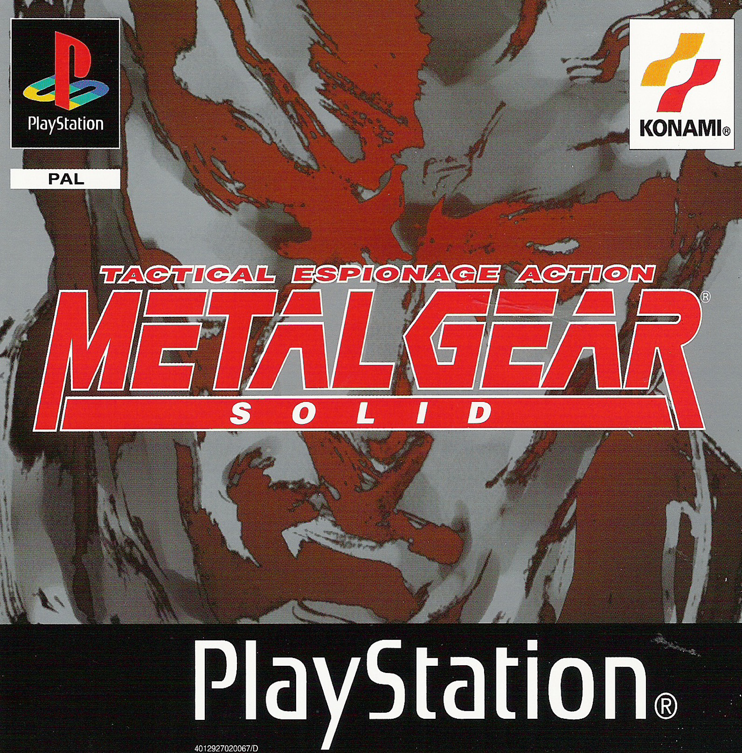 Portada de Metal Gear Solid · PAL Alemania
