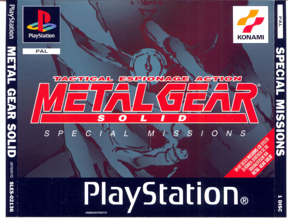 Portada de Metal Gear Solid Special Missions · DE