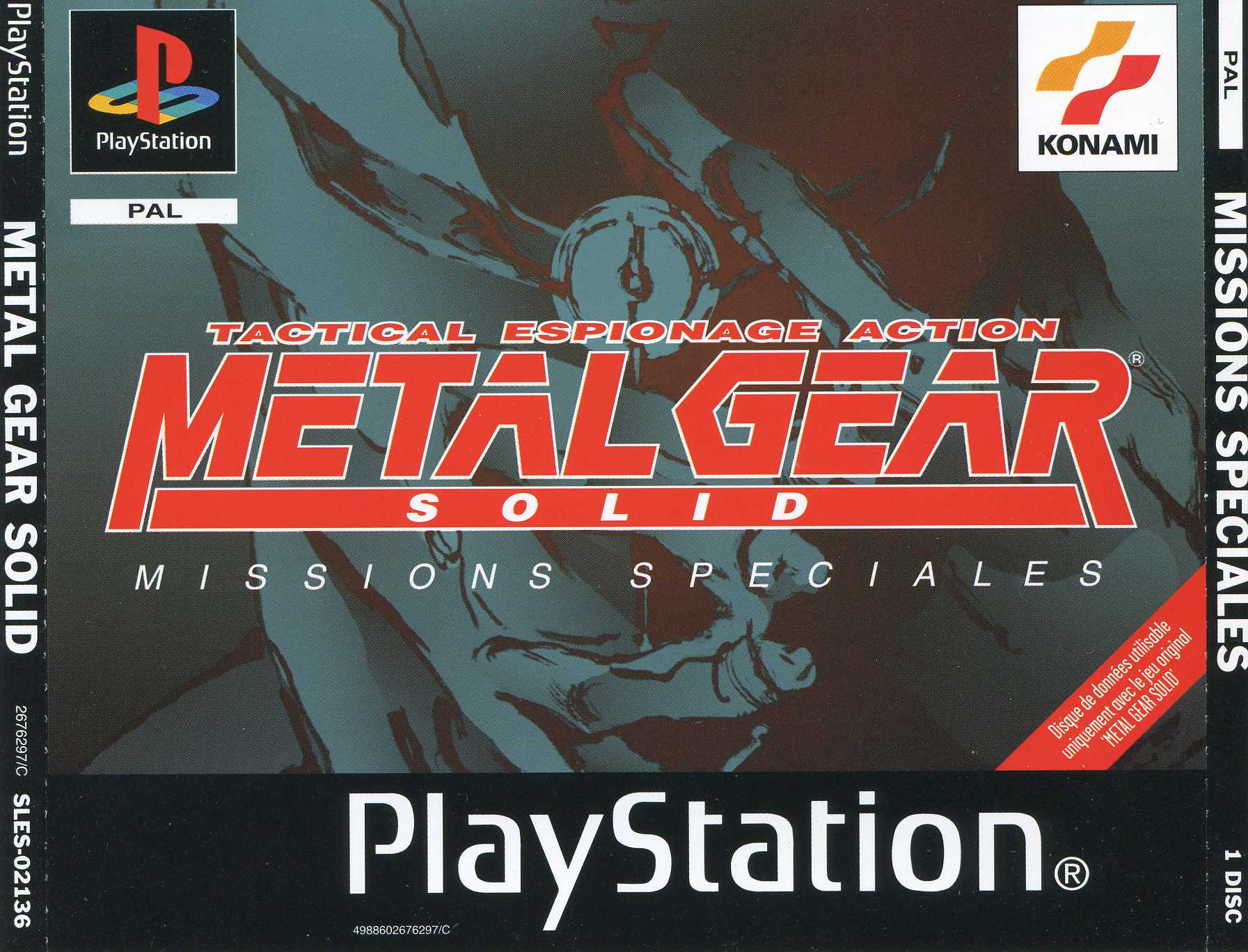 Portada de Metal Gear Solid Special Missions · FR