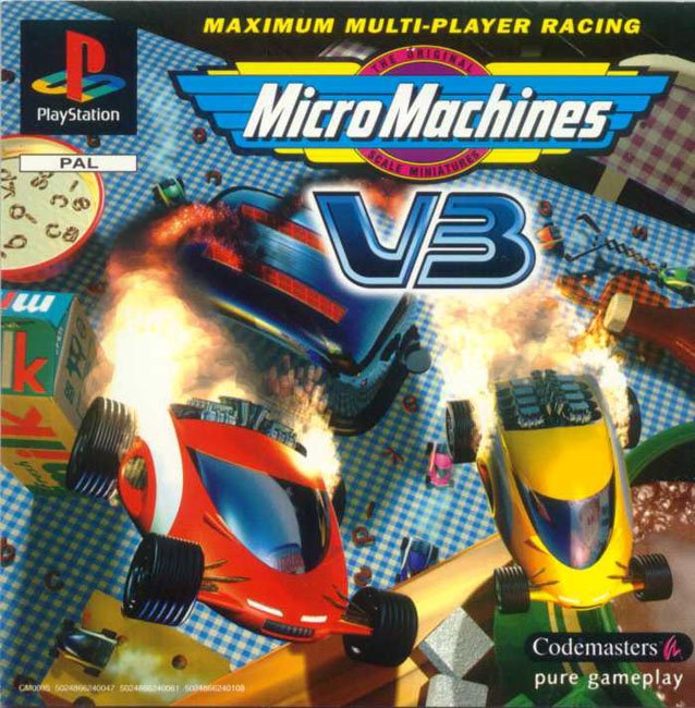 Portada de Micro Machines V3 · PAL Europa