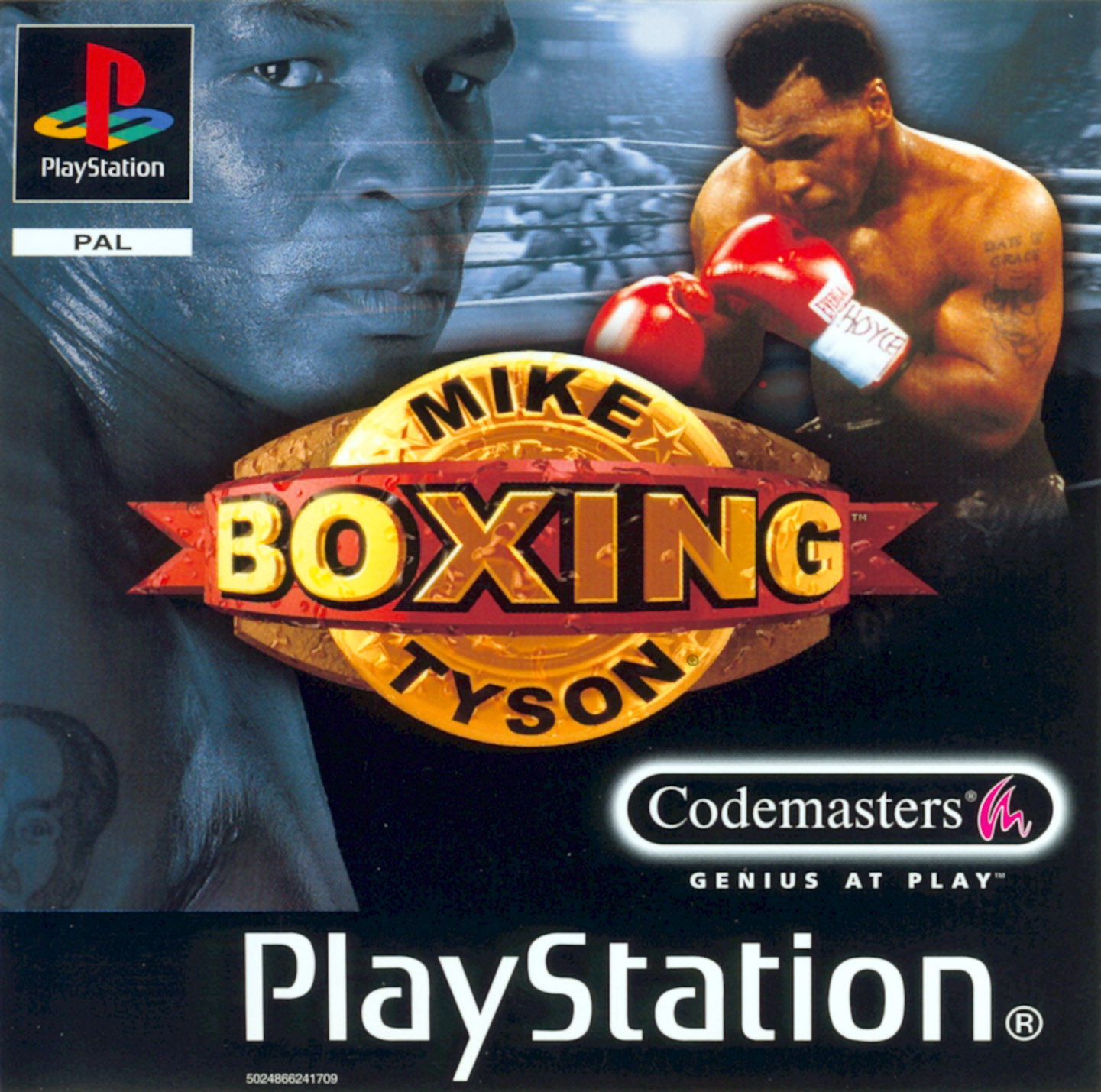 Portada de Mike Tyson Boxing Estándar para PS1 (Europa)