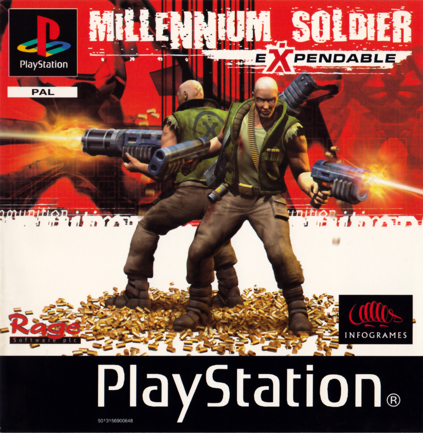 Portada de Millennium Soldier Expendable · PAL Europa