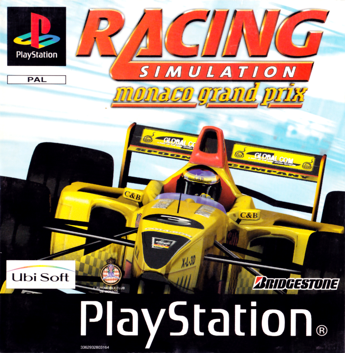 Portada de Monaco Grand Prix Racing Simulation 2 · PAL Europa