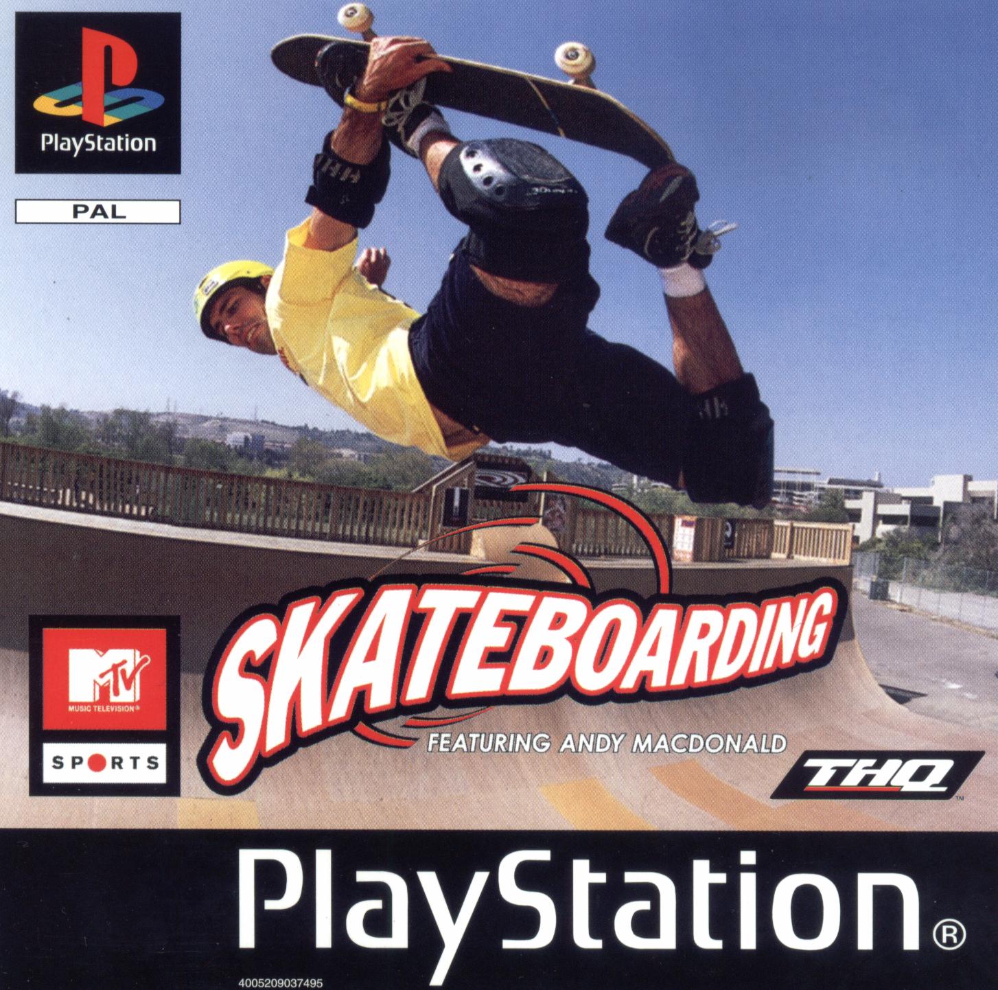 Portada de MTV Sports Skateboarding Featuring Andy MacDonald · EU