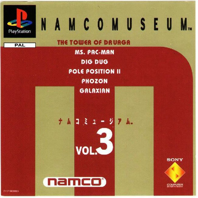 Portada de Namco Museum Vol.3 · EU